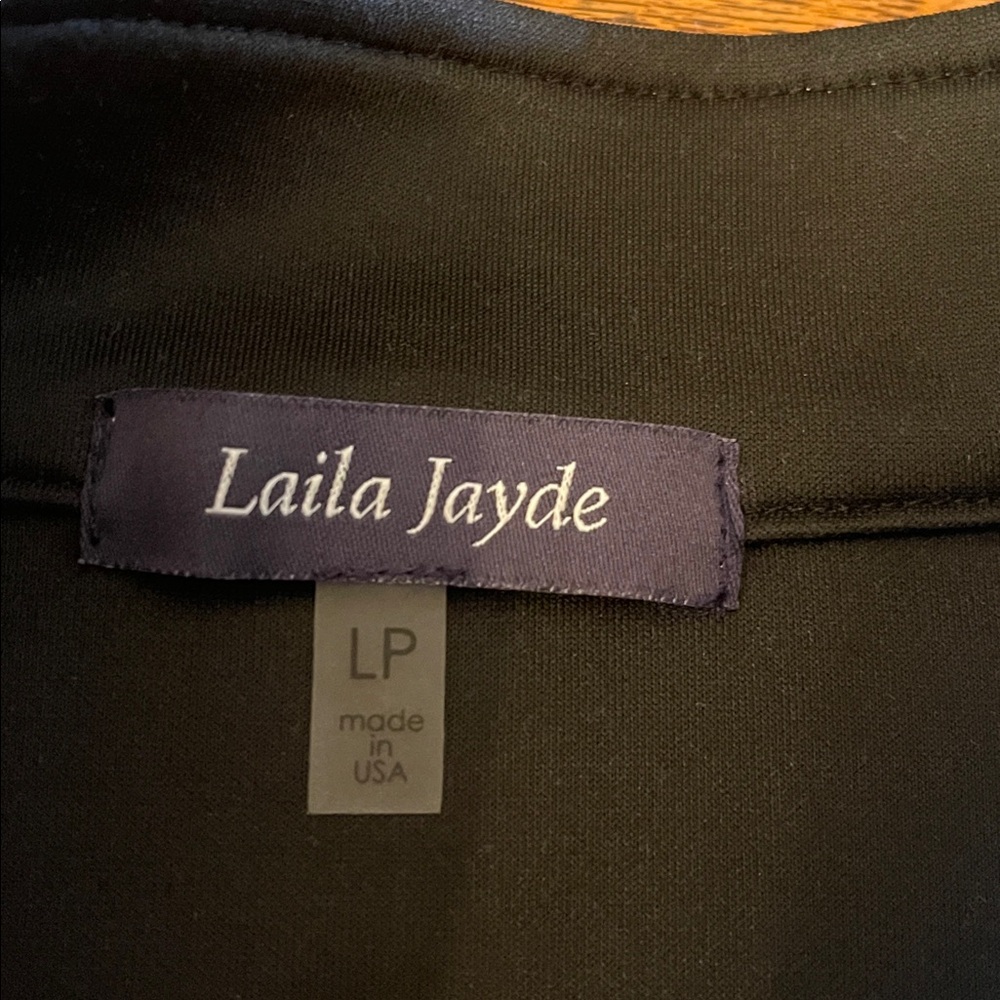 Laila Jayde Light Gray 1/4 Zip-Up pullover LP - Picture 3 of 5